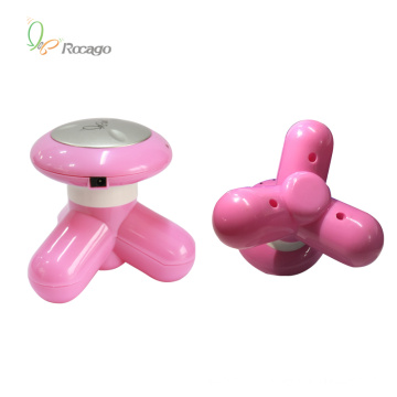 Massageador portátil vibrando massagem triângulo com usb